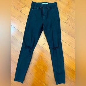Top shop black jaime Moto skinny Jean.